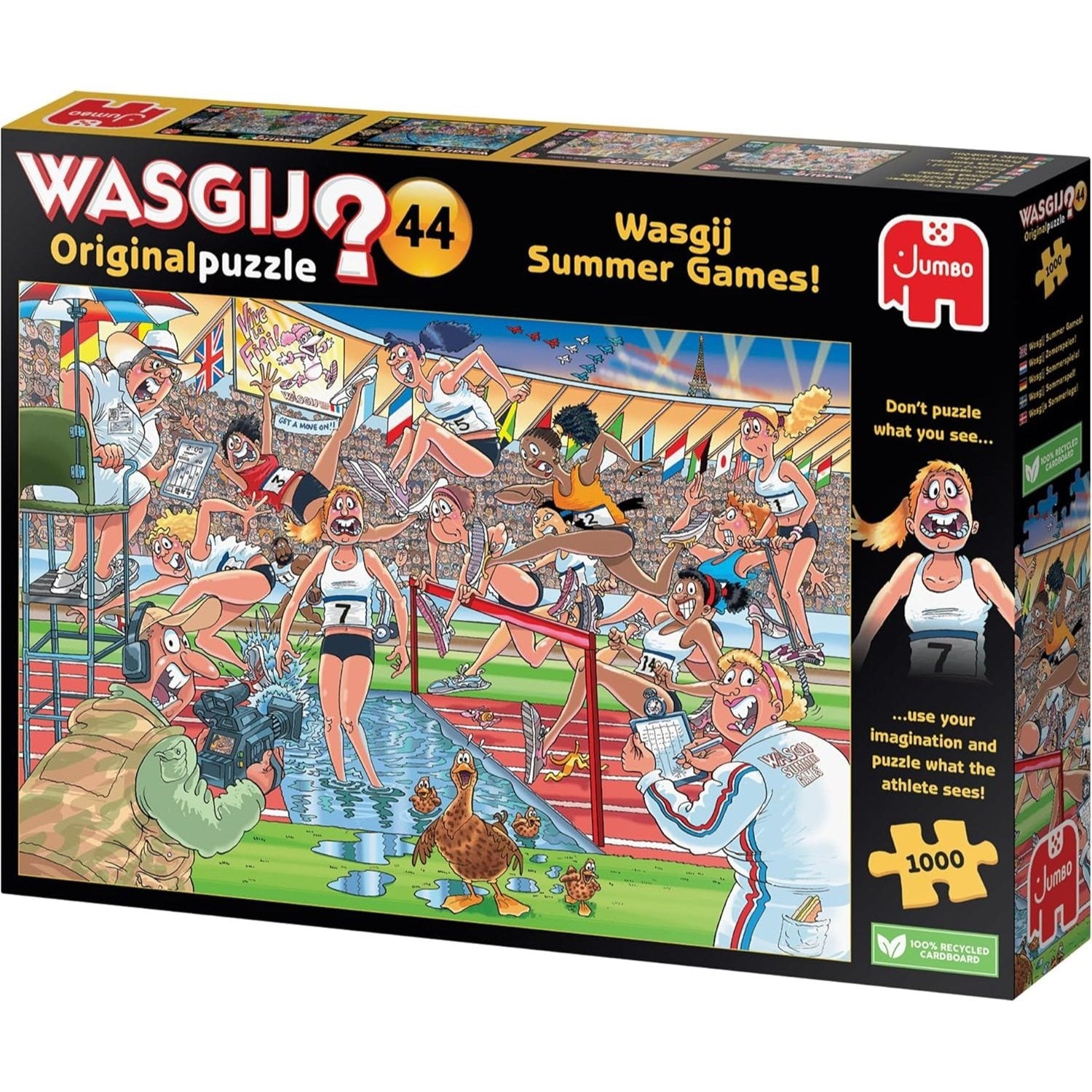 Jigsaw Puzzle with 1000 Piece, Wasgij Original 44, Summer Games - product gallery image 4