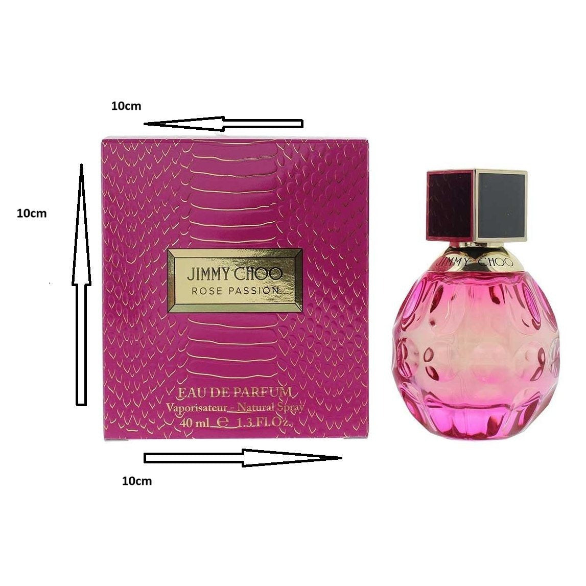 Jimmy Choo Rose Passion EDP 40ml Women's Perfume – Tropical Floral Eau de Parfum with Coconut, Orchid & Vanilla, Long-Lasting Luxury Fragrance, Gift for Her - product gallery image 2