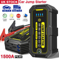 Jump Starter with 1, Portable 1500A Peak 12V, Car Battery