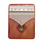 Key Thumb Piano Kalimba, Wooden Thumb with 21-Key Tuning Hammer Accessories, Portable