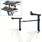 Keyboard Stand with Foldable, Adjustable Height, Metal