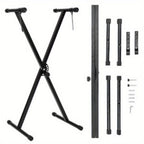 Keyboard Stand with Foldable, Adjustable Height, Non-Slip, 97cm - product gallery image 10