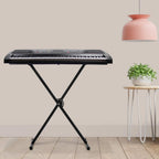 Keyboard Stand with Foldable, Adjustable Height, Non-Slip, 97cm