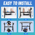 Keyboard Stand with Wheel with Wheels, 1PC Wheels, Z-Shaped Heavy-Duty Piano - product gallery image 11