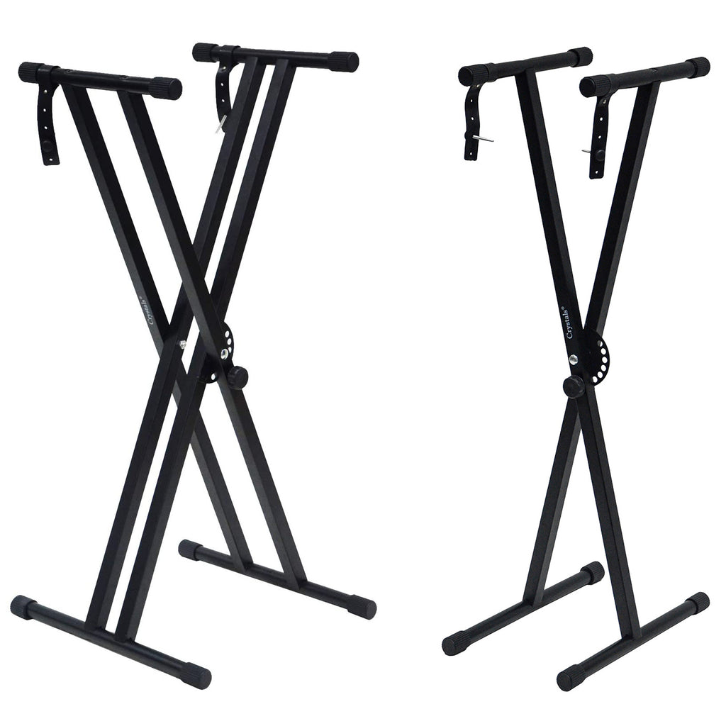 Keyboard Stand with X-Frame Adjustable Single or Double Braced - product gallery image 9