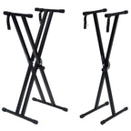 Keyboard Stand with X-Frame Adjustable Single or Double Braced - product gallery image 9