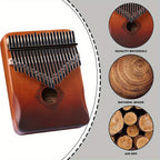Keys Thumb Piano Kalimba set with Tuning with Wood - product gallery image 7