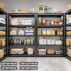 KG Heavy Duty Garage Shelving Unit with 1360.78 KG, 78 KG, Metal - product gallery image 2