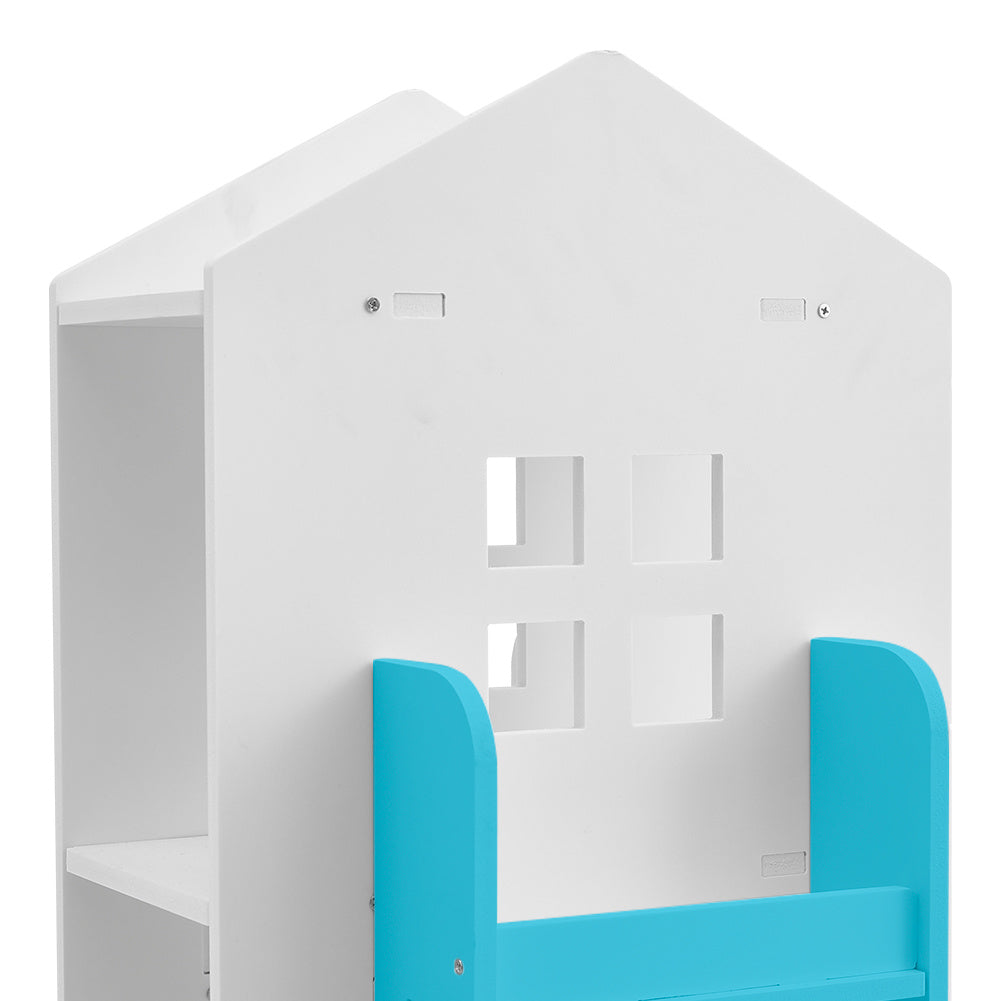 Kids Bookcase House Shaped Rotating Freestanding Children's - product gallery image 15