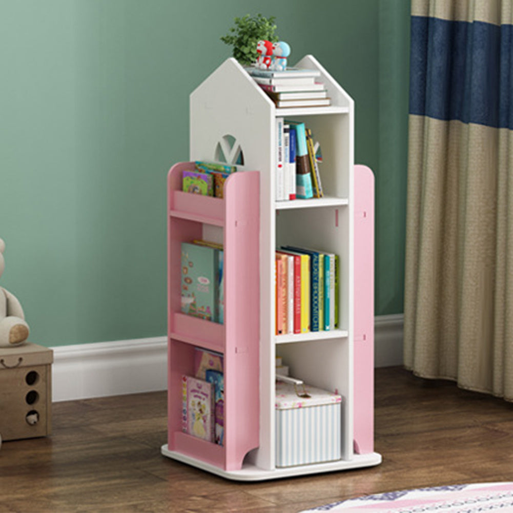 Kids Bookcase House Shaped Rotating Freestanding Children's - product gallery image 20
