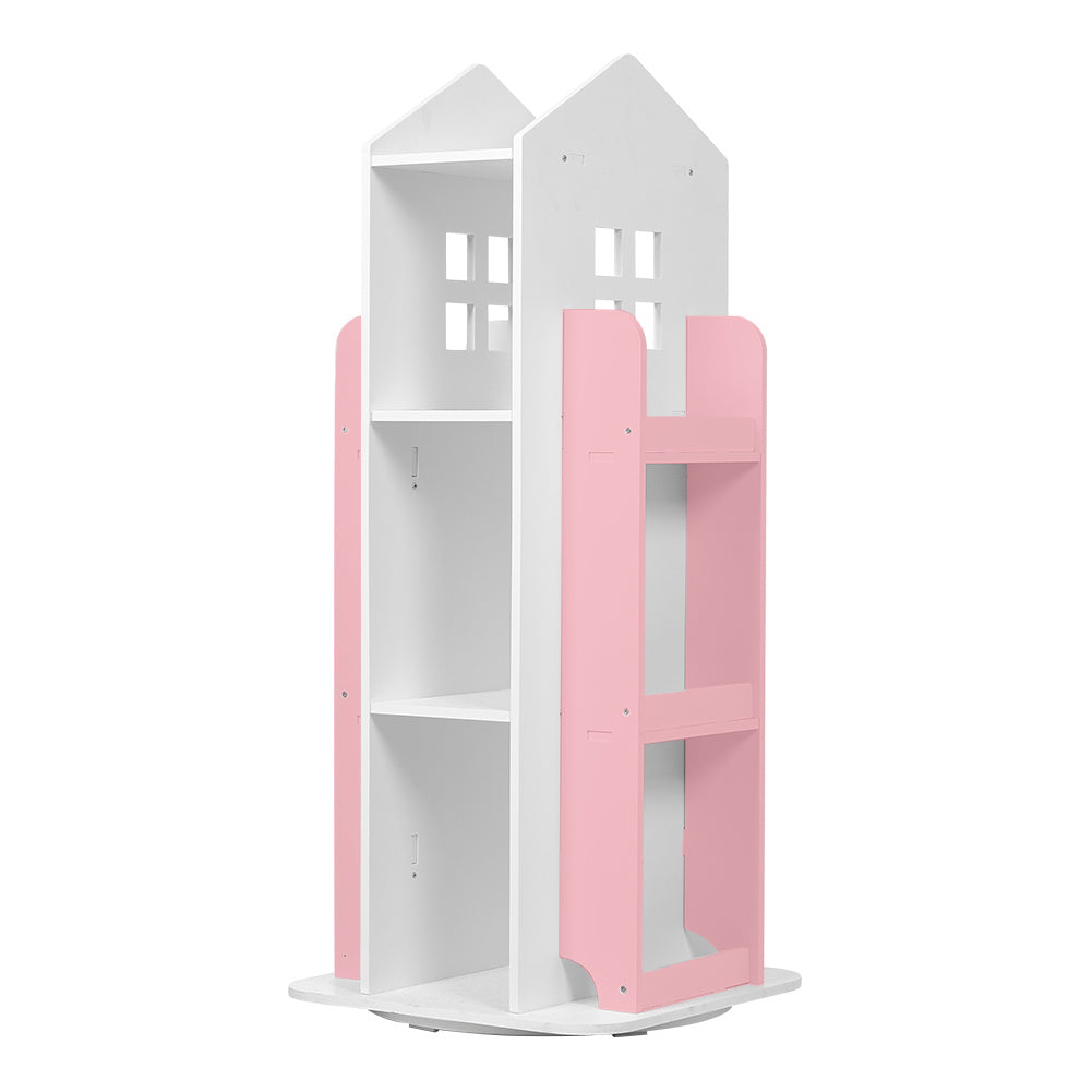 Kids Bookcase House Shaped Rotating Freestanding Children's - product gallery image 22