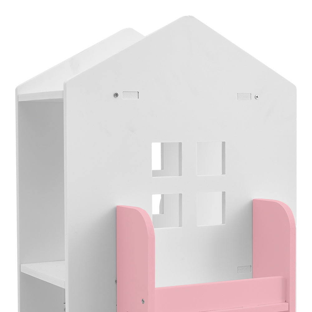 Kids Bookcase House Shaped Rotating Freestanding Children's - product gallery image 24