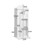 Kids Bookcase House Shaped Rotating Freestanding Children's - product gallery image 6