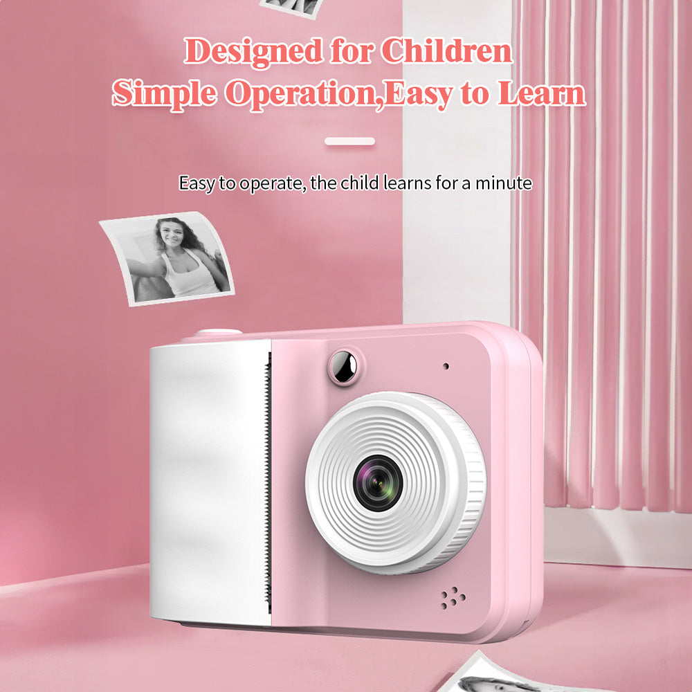 Kids Cameras & Electronic with 3 Rolls, Pink+3 Rolls of paper - product gallery image 15