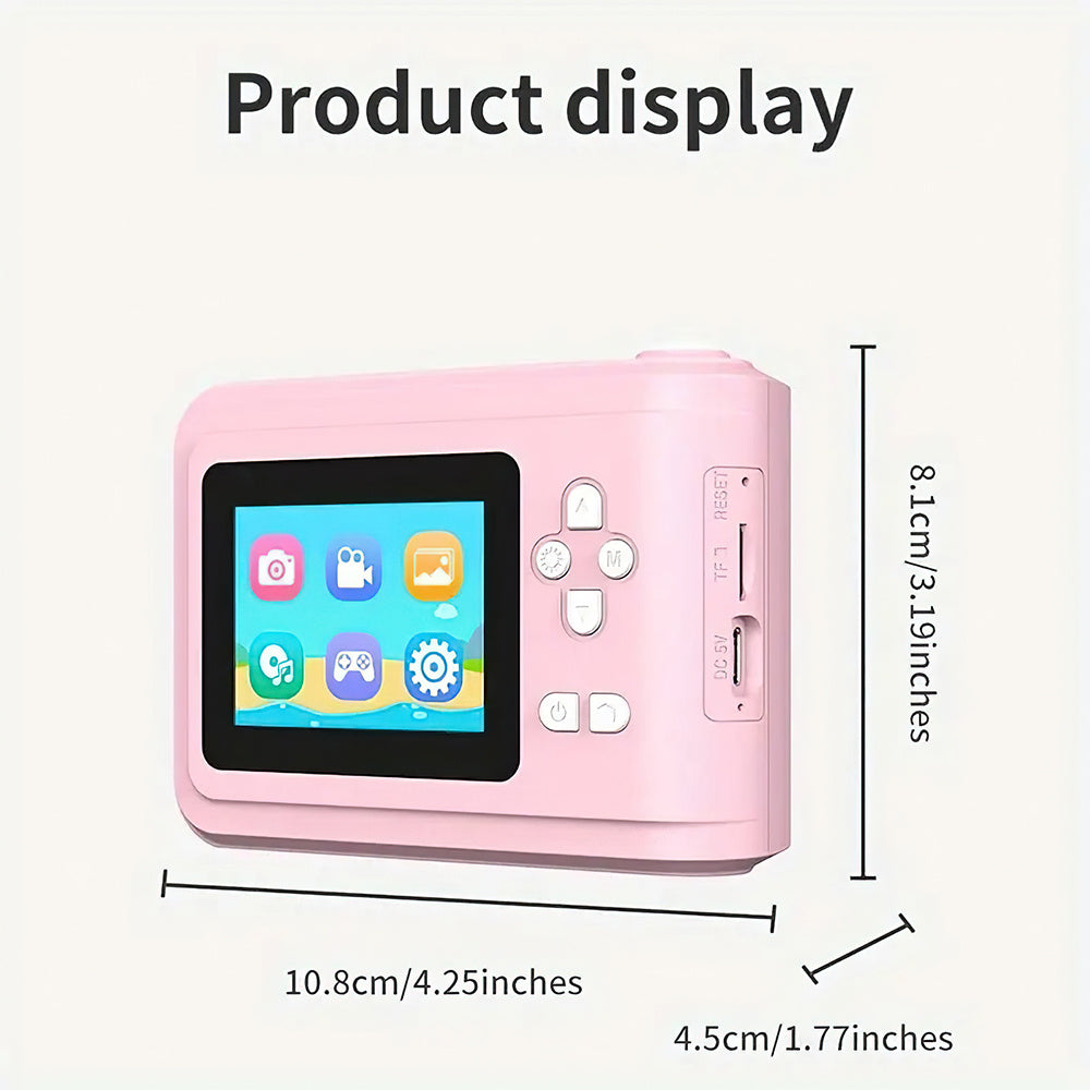 Kids Cameras & Electronic with 3 Rolls, Pink+3 Rolls of paper - product gallery image 2