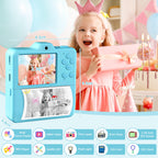 Kids Cameras & Photography with 5 Rolls, Instant Print Camera Dual Lens 1080P - product gallery image 7