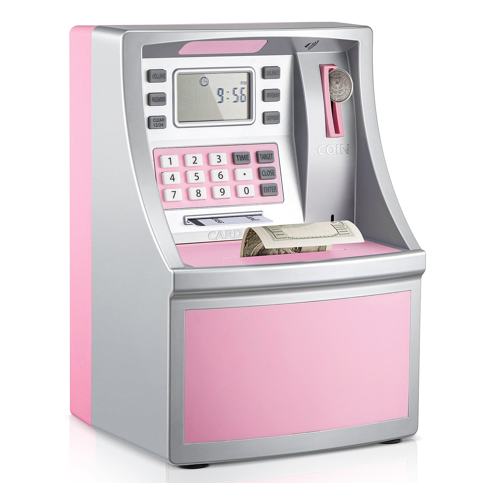Kids Money Bank with ATM Piggy Toy Password Coin Counter - product gallery image 6