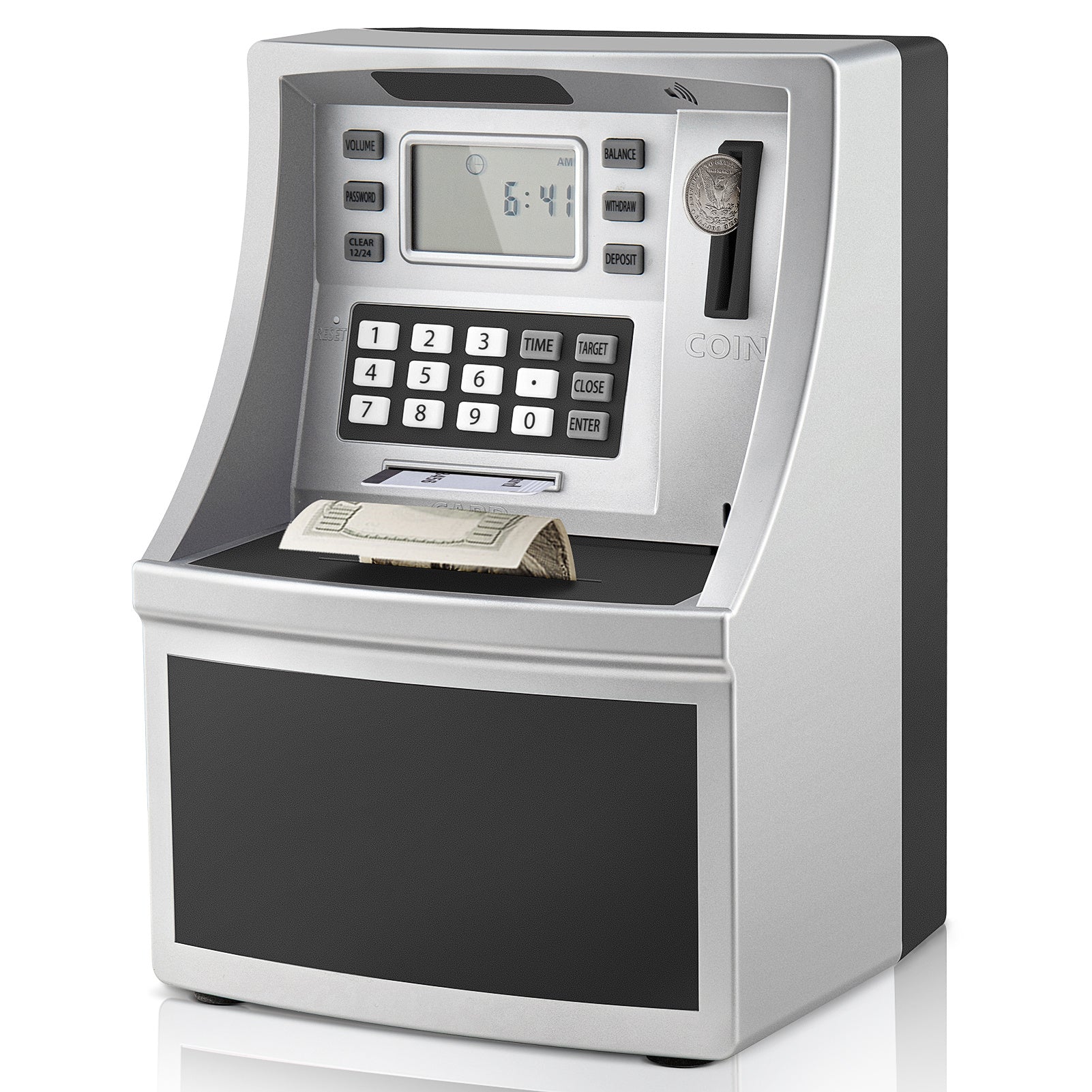 Kids Money Bank with ATM Piggy Toy Password Coin Counter - product gallery image 9