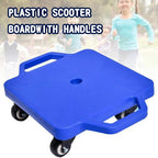 Kids Scooter Board with Wheels, Wood, Floor Swivel Wheels Double-Side Handles - product gallery image 7