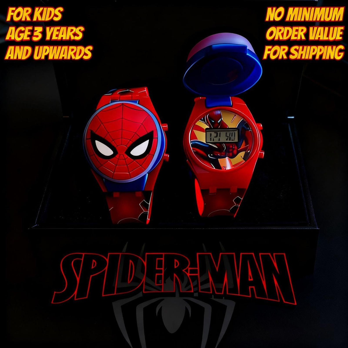 Kids Toy Watches & Accessorie with Marvel Superhero Light Up Watch Boys