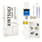 Kintsugi Kit with Ceramic, Easy, Repair Gold Powder Glue Ceramic Bowls - product gallery image 11