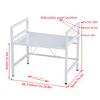 Kitchen Shelving & Rack with 63cm, Carbon Steel, 2-Tier Adjustable Microwave Shelf Stand - product gallery image 11