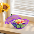 Kitchen Storage & Organisation with Lockable, Plastic, Apple Shape Fruit Basket Mesh Lid - product gallery image 8