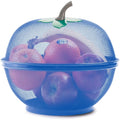 Kitchen Storage & Organisation with Lockable, Plastic, Apple Shape Fruit Basket Mesh Lid