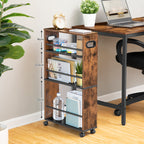 Kitchen Storage Trolley with Space-Saving, Easy Assembly, Pull-Out - product gallery image 4