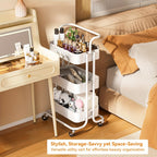 Kitchen Storage Trolley with Water-Resistant, Wheels, Lockable - product gallery image 12