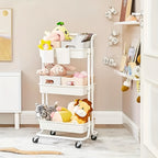 Kitchen Storage Trolley with Water-Resistant, Wheels, Lockable - product gallery image 6