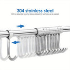 Kitchen Utensil Rail with Wall-Mounted, 52cm, Stainless Steel - product gallery image 11
