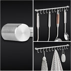 Kitchen Utensil Rail with Wall-Mounted, 52cm, Stainless Steel - product gallery image 9