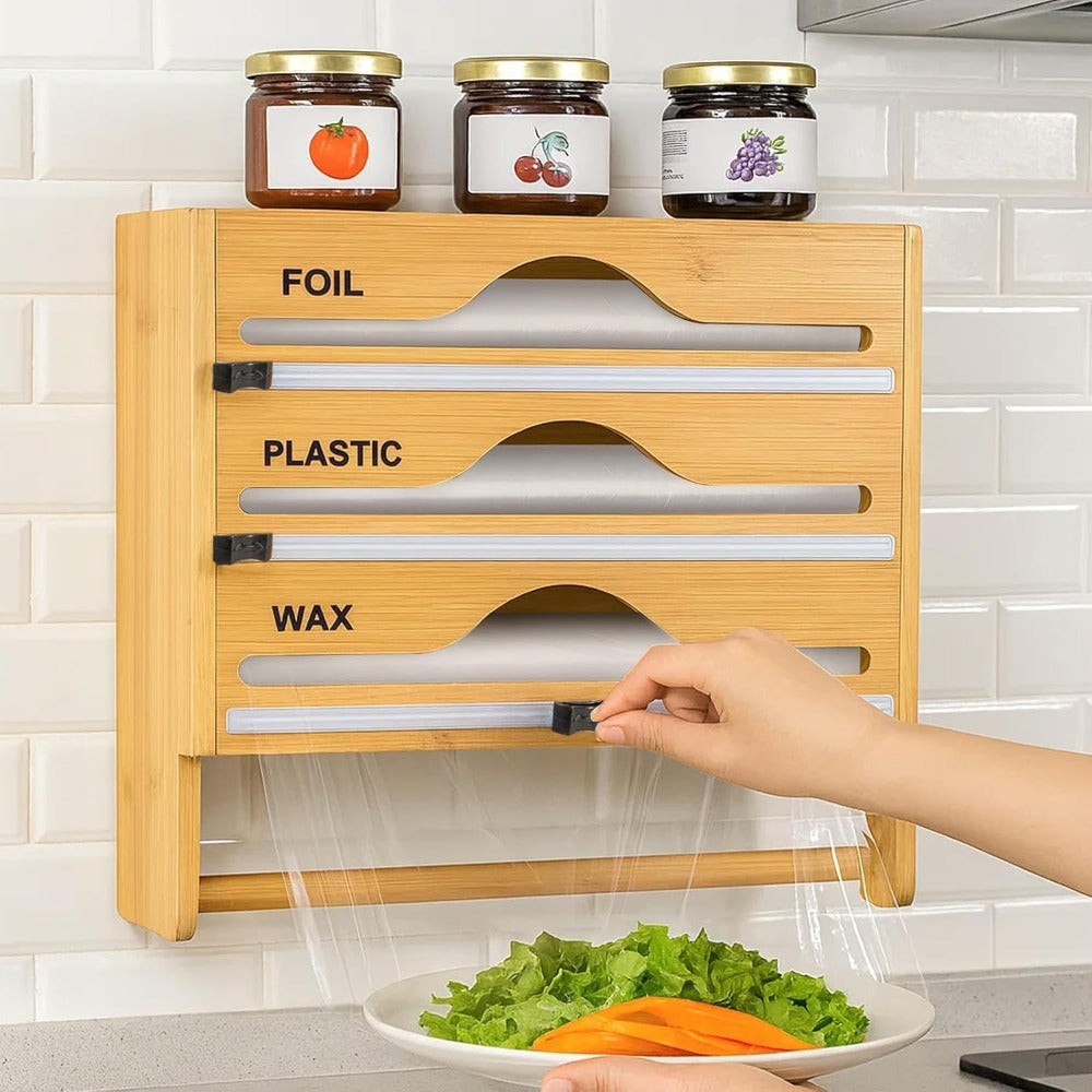 Kitchen Wrap Dispenser with Wall-Mounted, Plastic for kitchens - product gallery image 13