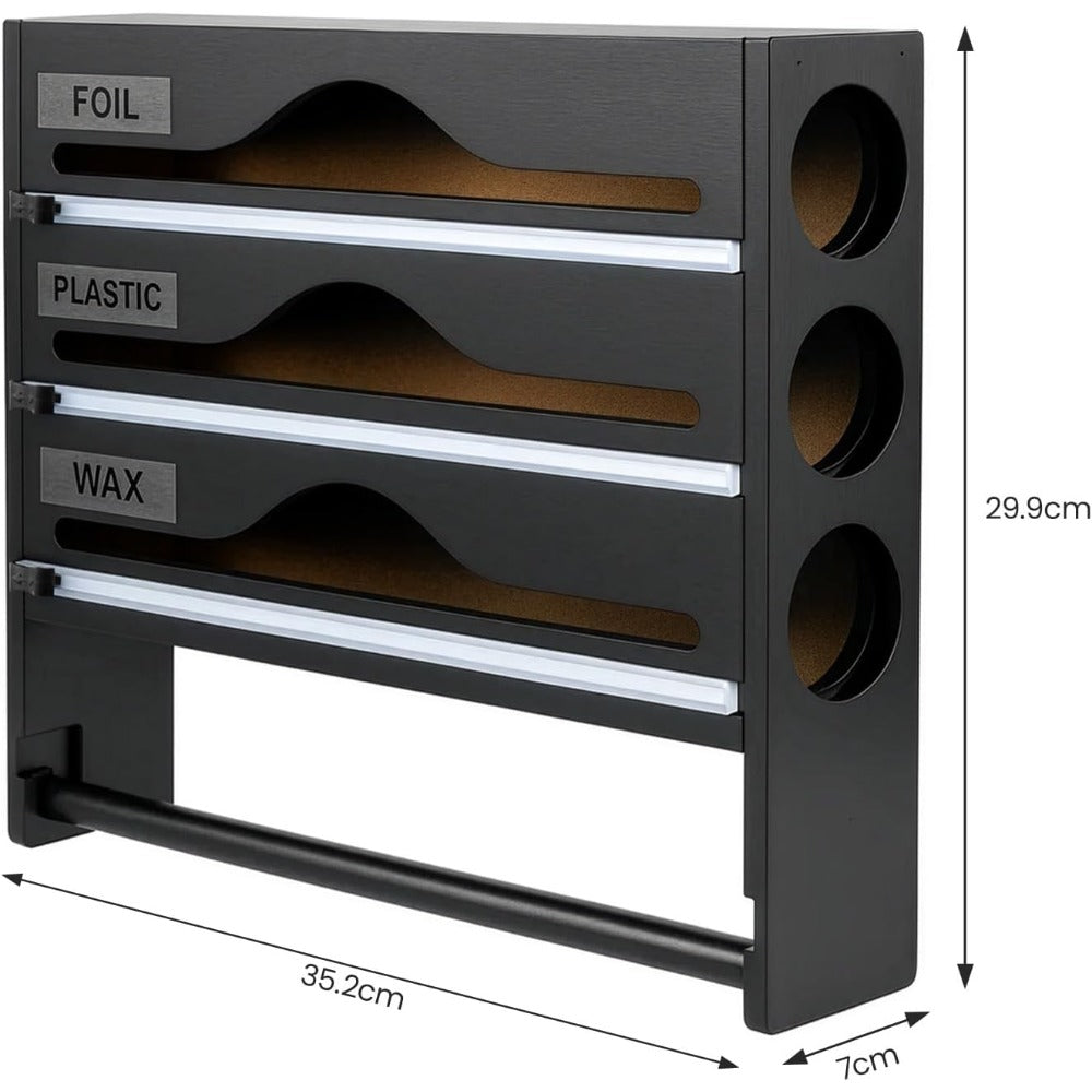 Kitchen Wrap Dispenser with Wall-Mounted, Plastic for kitchens - product gallery image 9