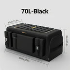 L Multifunctional Foldable Car Storage Box with Modular Sturdy Universal Trunk Organiser - product gallery image 2