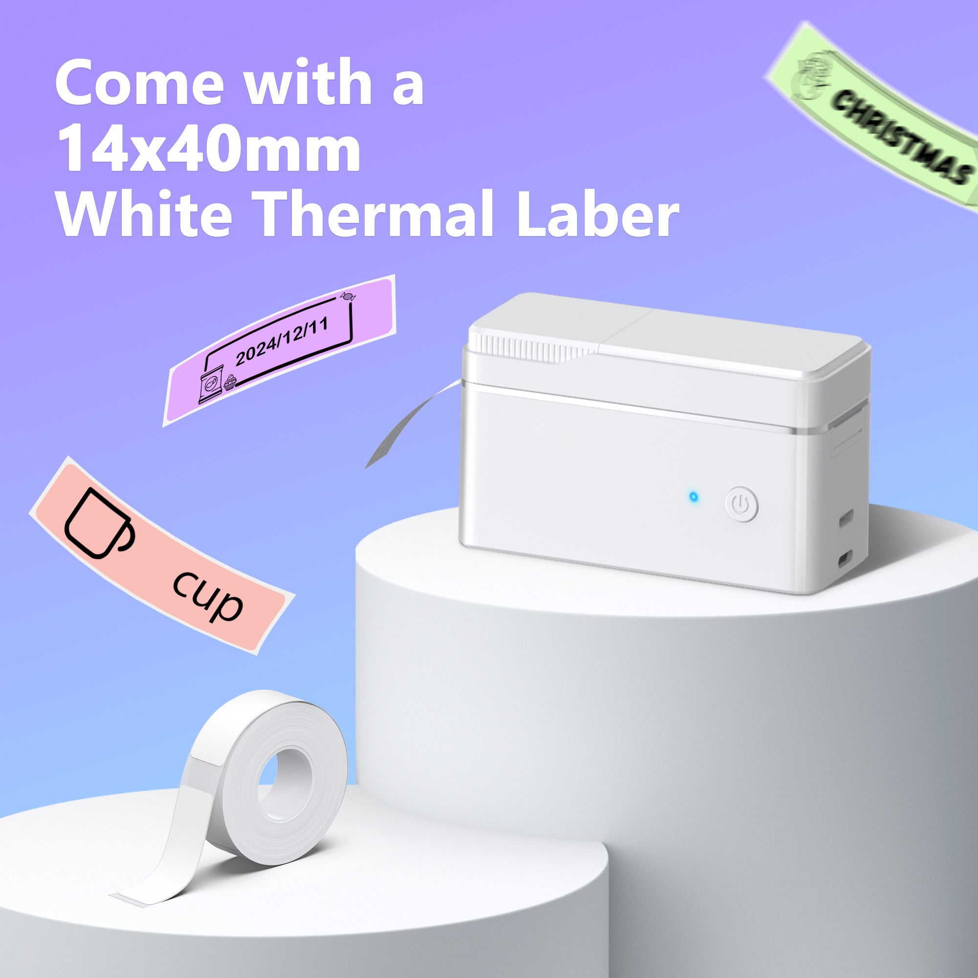 Label Maker with Wireless, P31 Label Maker, P31S Mini Wireless Thermal Printer - product gallery image 2