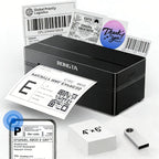 Label Printer Compact Wireless Maker 4x6 Thermal Shipping with Space-Saving