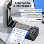 Label Printer PL80EB Thermal Shipping in Blue for home and travel devices - product gallery image 4