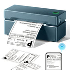Label Printer PL80EB Thermal Shipping in Blue for home and travel devices - Enamel Blue option