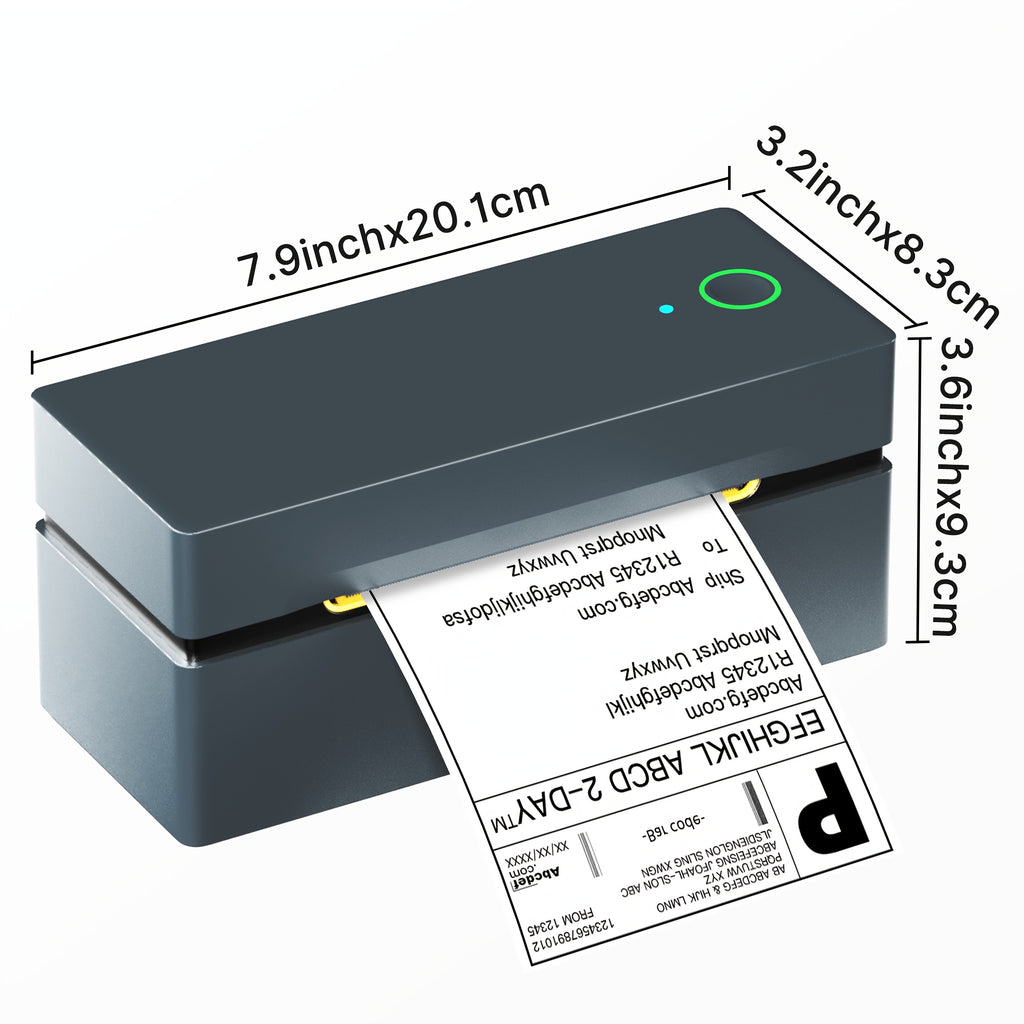 Label Printer PL80EB Thermal Shipping in Blue for home and travel devices