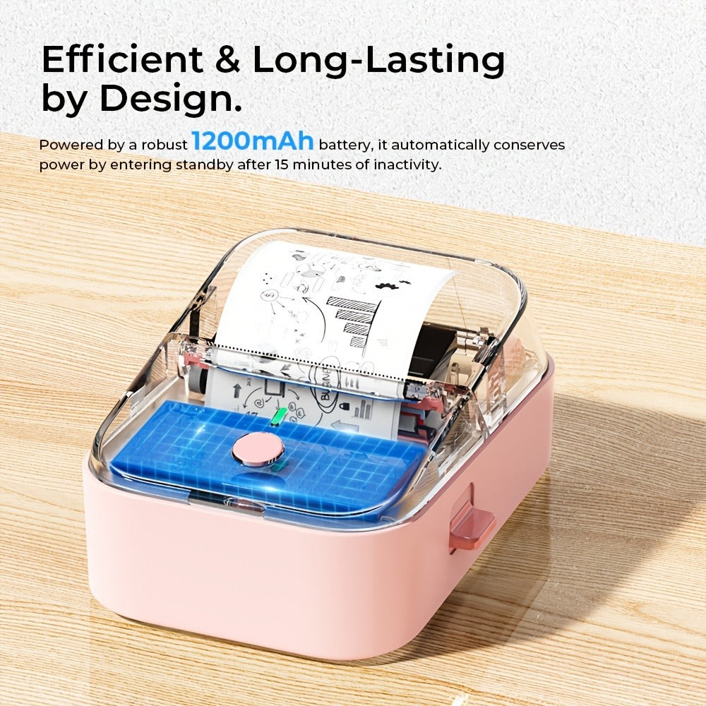 Label Printer Portable Thermal PM260B Bluetooth Wireless with Rechargeable - product gallery image 10