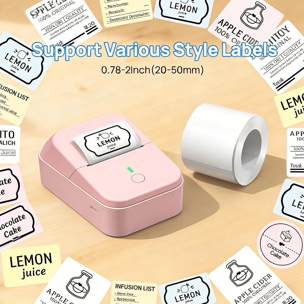 Label Printer Portable Thermal PM260B Bluetooth Wireless with Rechargeable - product gallery image 16