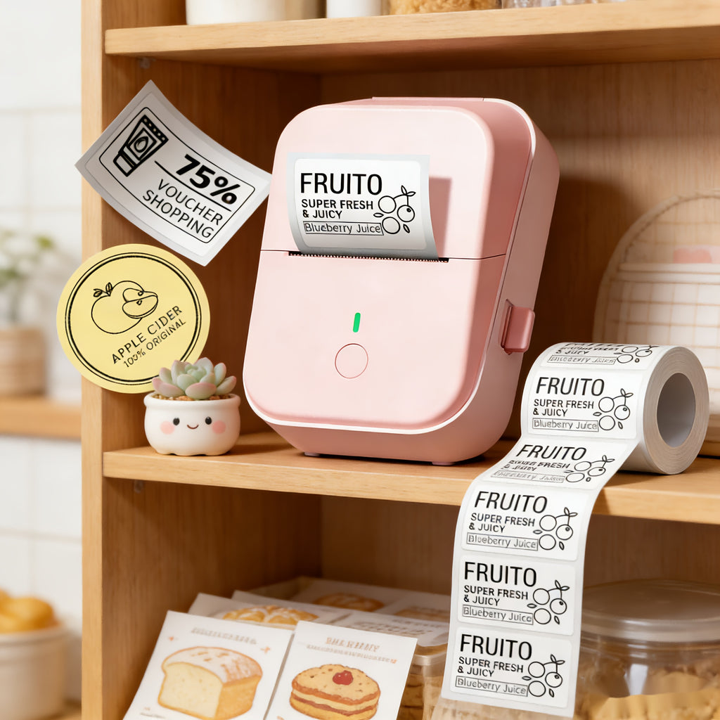 Label Printer Portable Thermal PM260B Bluetooth Wireless with Rechargeable - product gallery image 23