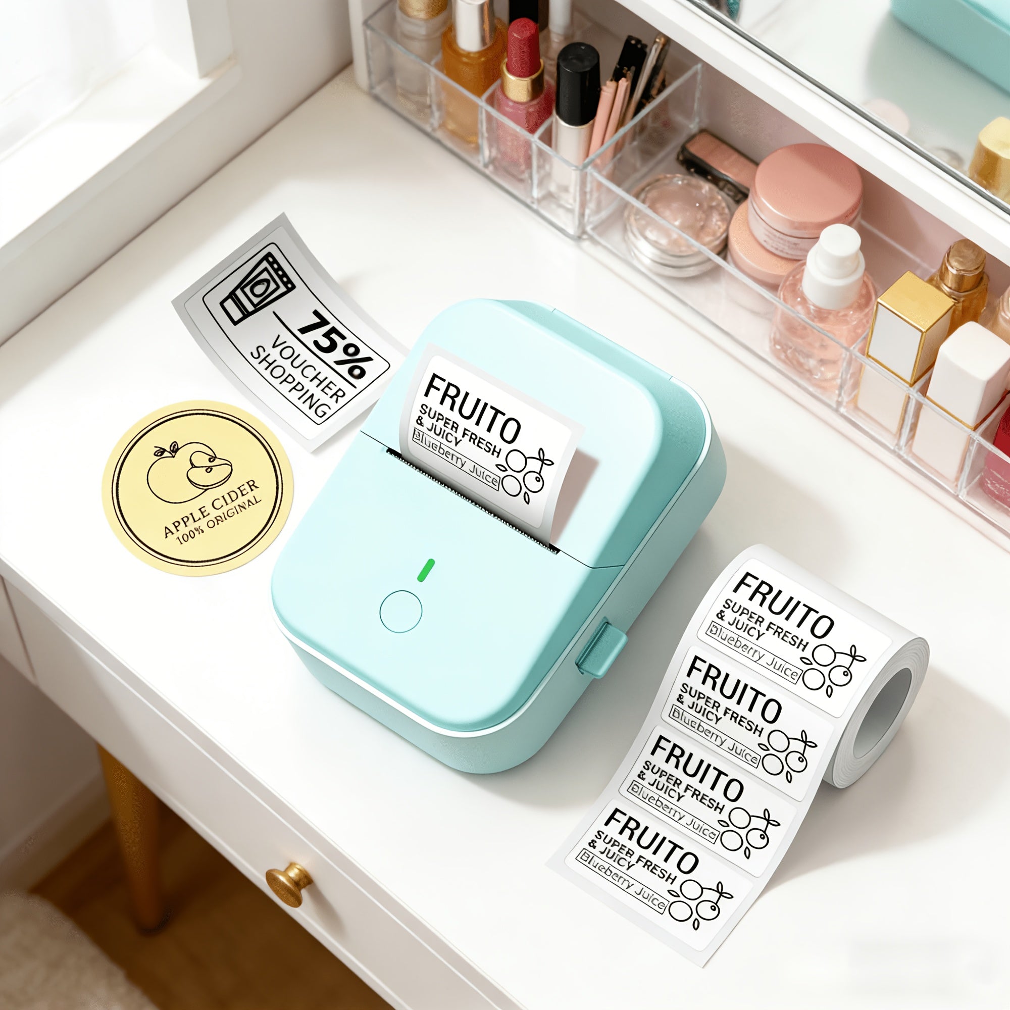 Label Printer Portable Thermal PM260B Bluetooth Wireless with Rechargeable - product gallery image 25