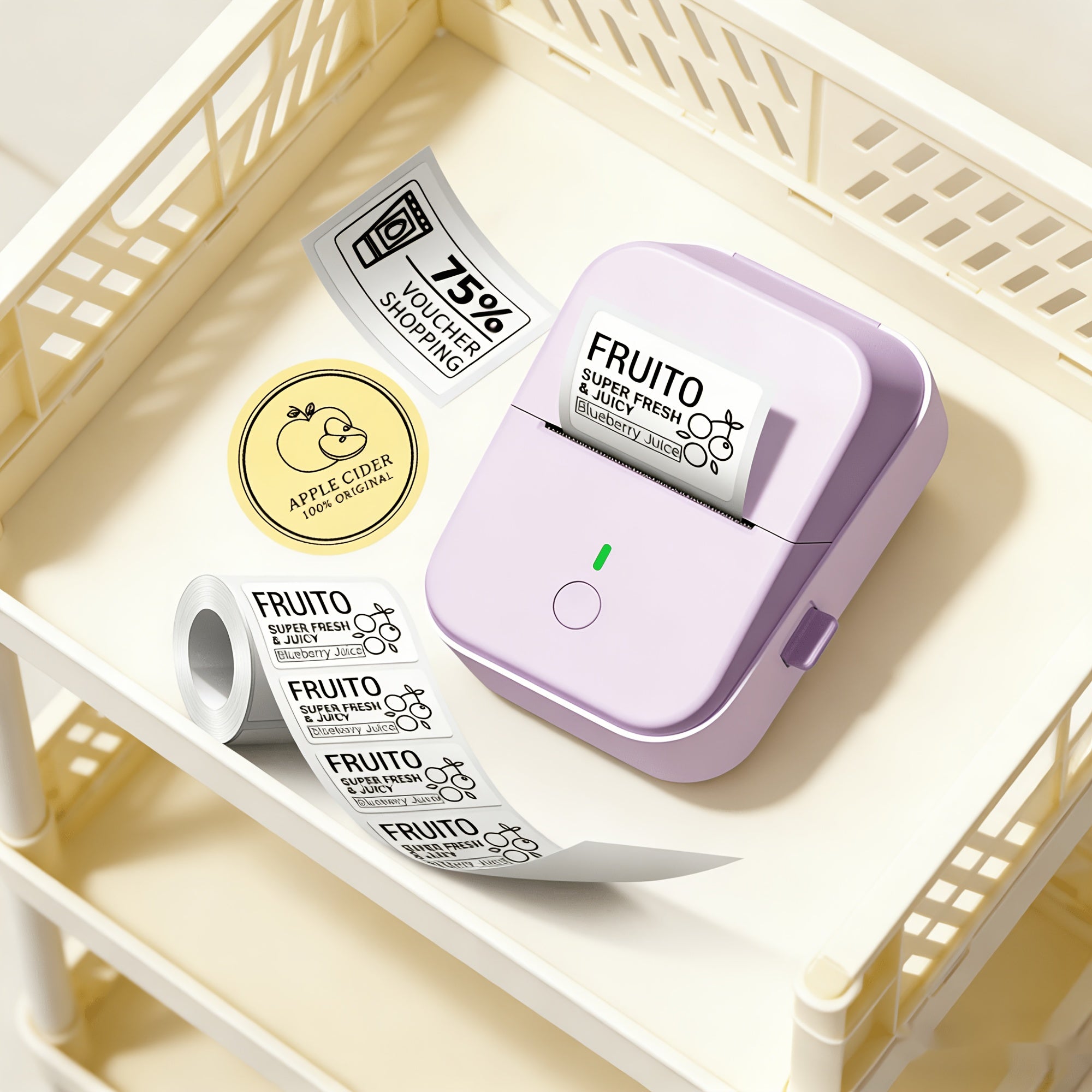 Label Printer Portable Thermal PM260B Bluetooth Wireless with Rechargeable - product gallery image 26