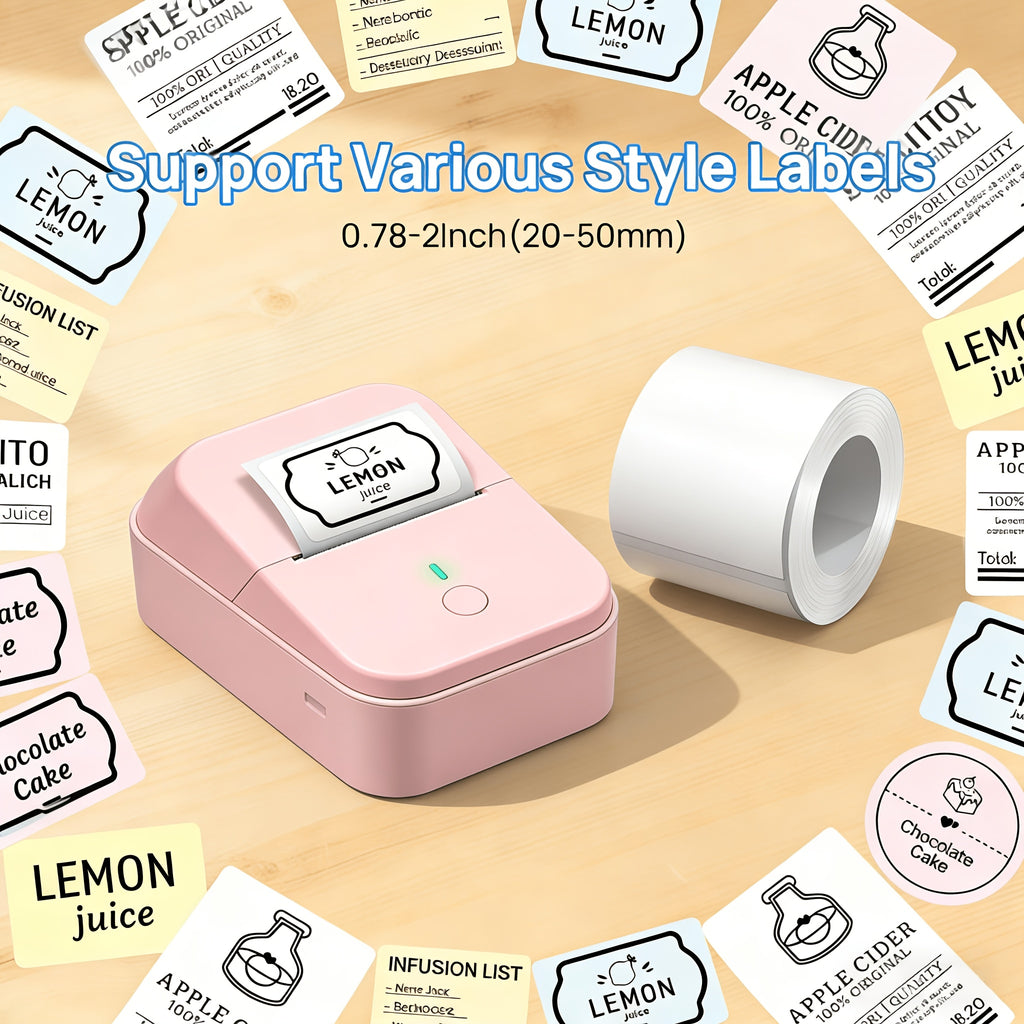 Label Printer Portable Thermal PM260B Bluetooth Wireless with Rechargeable - product gallery image 34