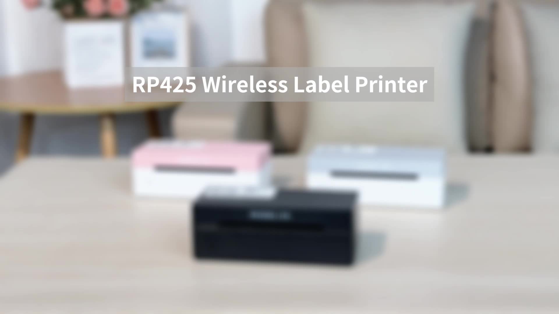 Label Printer Rongta RP425 Wireless Thermal 4x6 Compact with Space-Saving - product gallery image 8