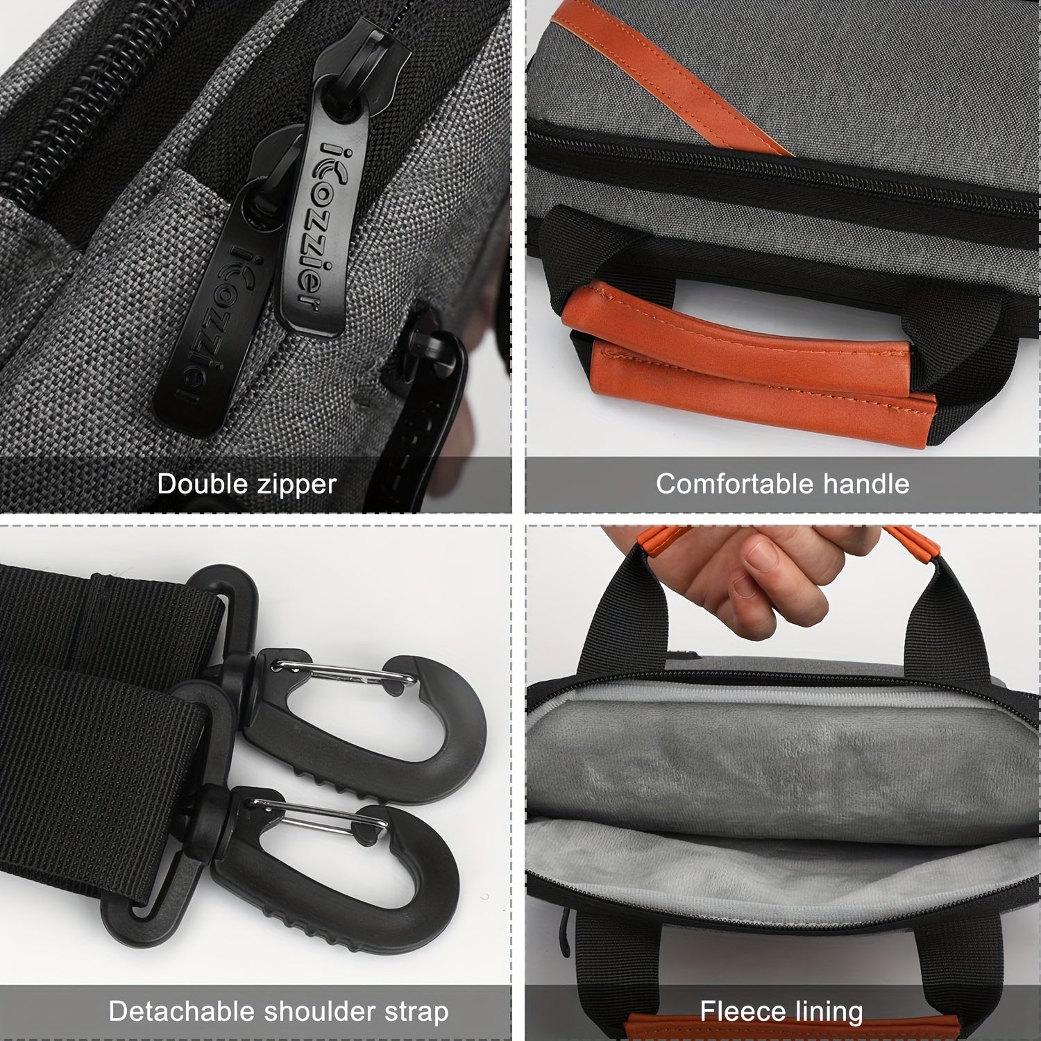 Laptop Bag with Space-Saving, Inch Vertical Sleeve Shoulder Strap Slim - product gallery image 2