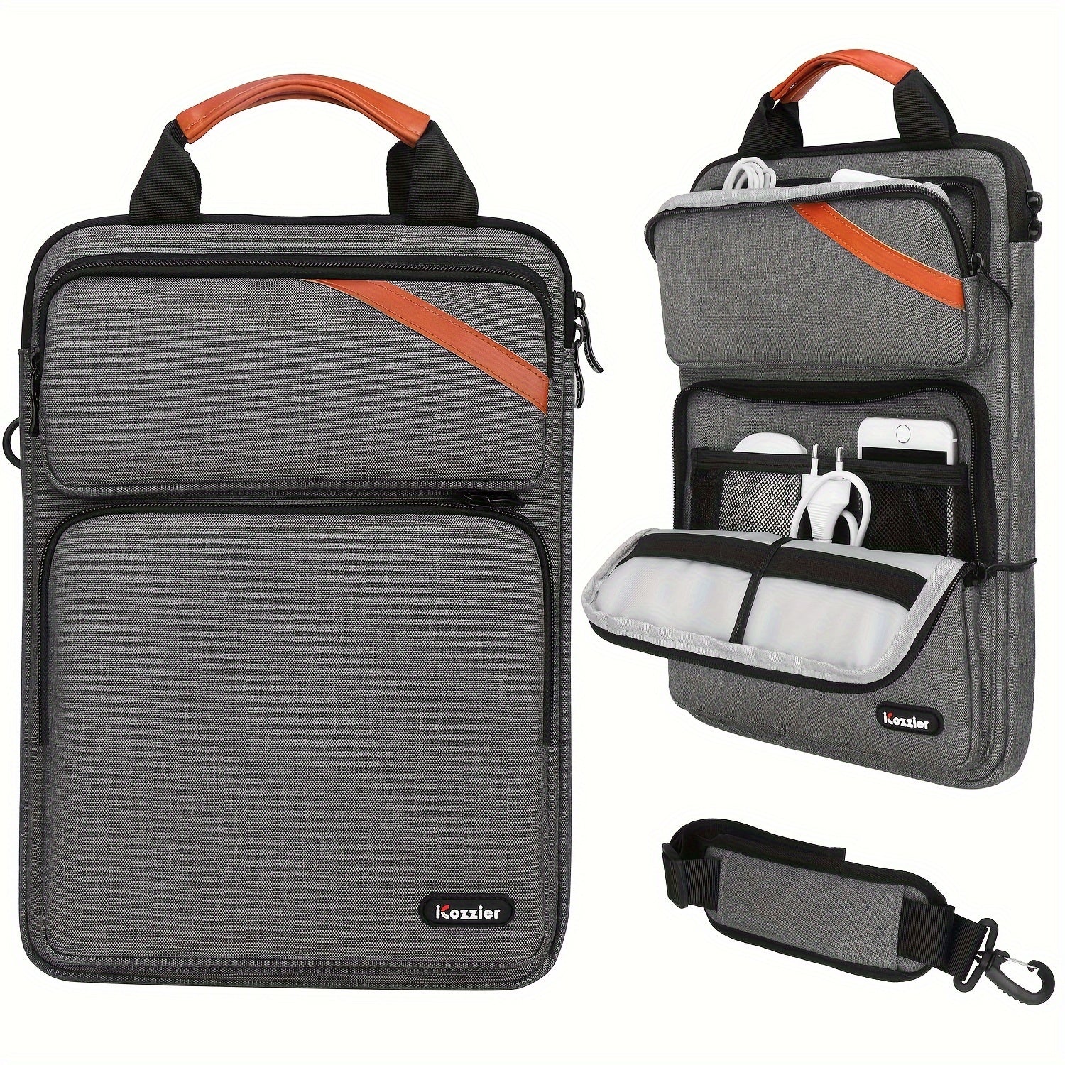 Laptop Bag with Space-Saving, Inch Vertical Sleeve Shoulder Strap Slim - product gallery image 5
